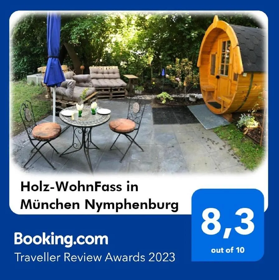Ferienwohnung Holz-Wohnfass in München-Nymphenburg